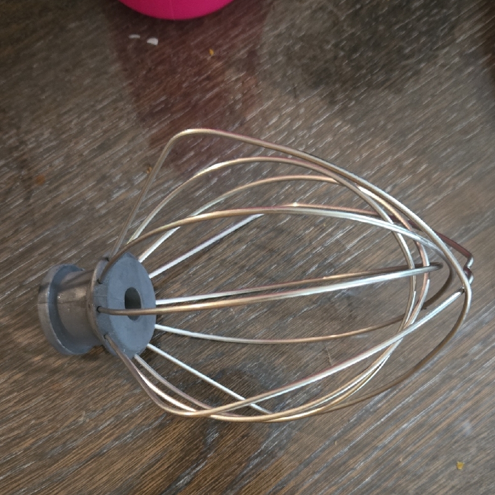 KitchenAid Gray and Silver Mixer Whisk